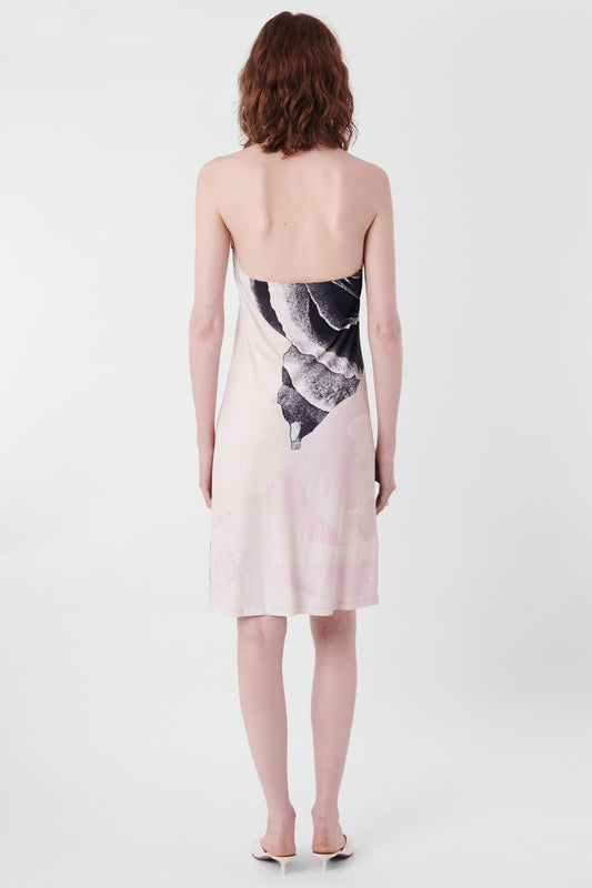 Vintage S/S 2000's Halter Neck Flower Print Dress