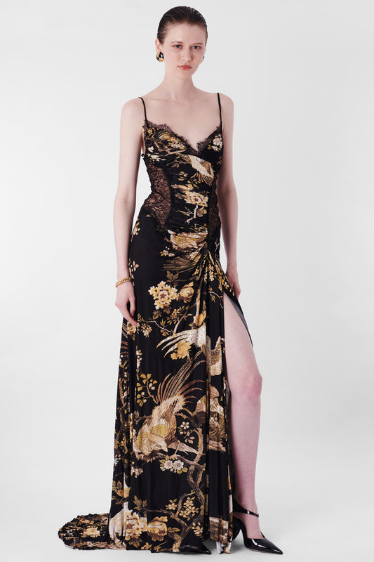 F/W 2006 Floral Lace Gown