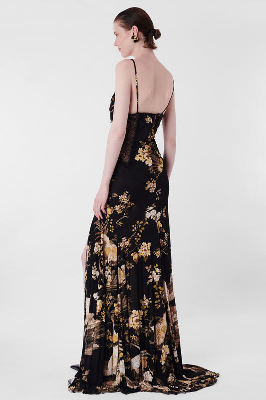 F/W 2006 Floral Lace Gown