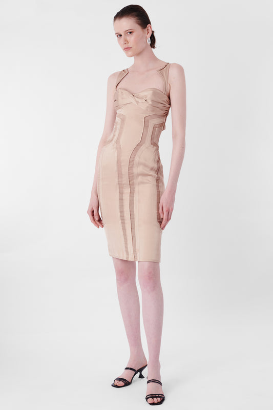 S/S 2005 Runway Nude Cutout Dress