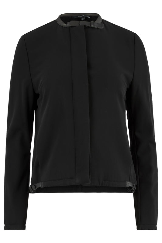 Vintage Gucci F/W 1999 Black Wool Buckle Jacket
