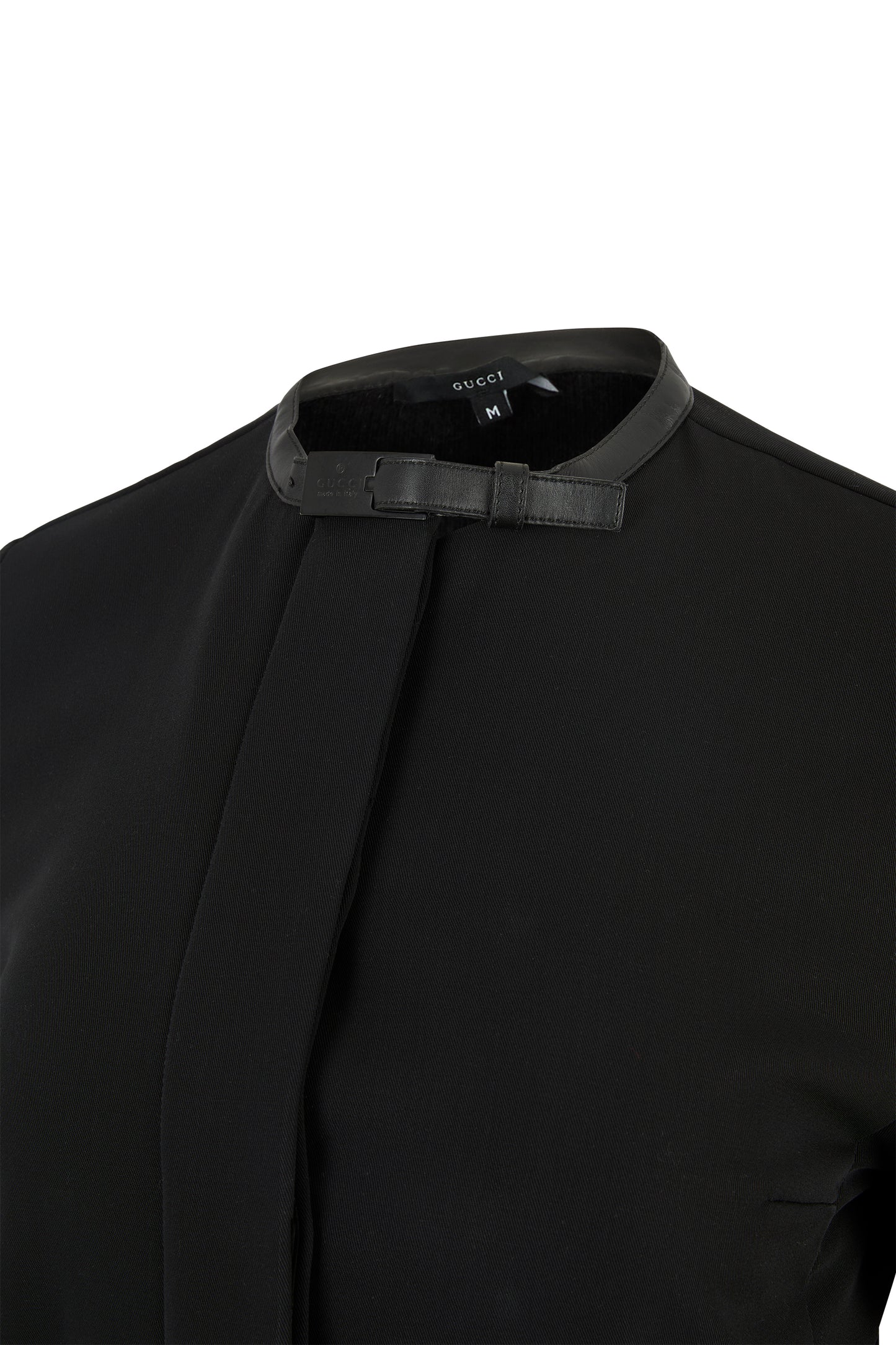 Vintage Gucci F/W 1999 Black Wool Buckle Jacket