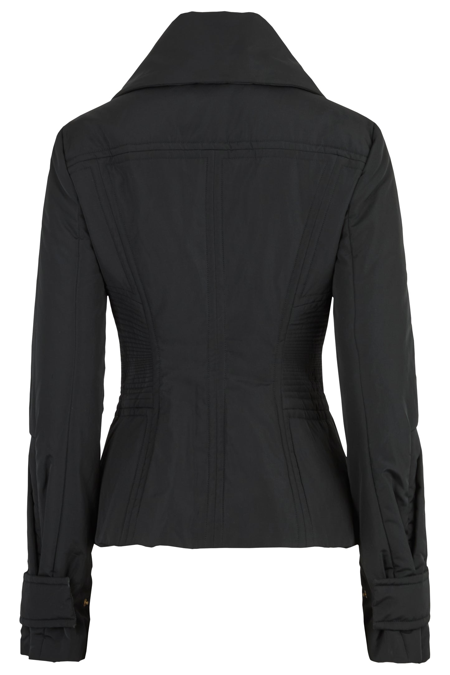 Vintage Gucci F/W 2003 Black Silk Corseted Jacket