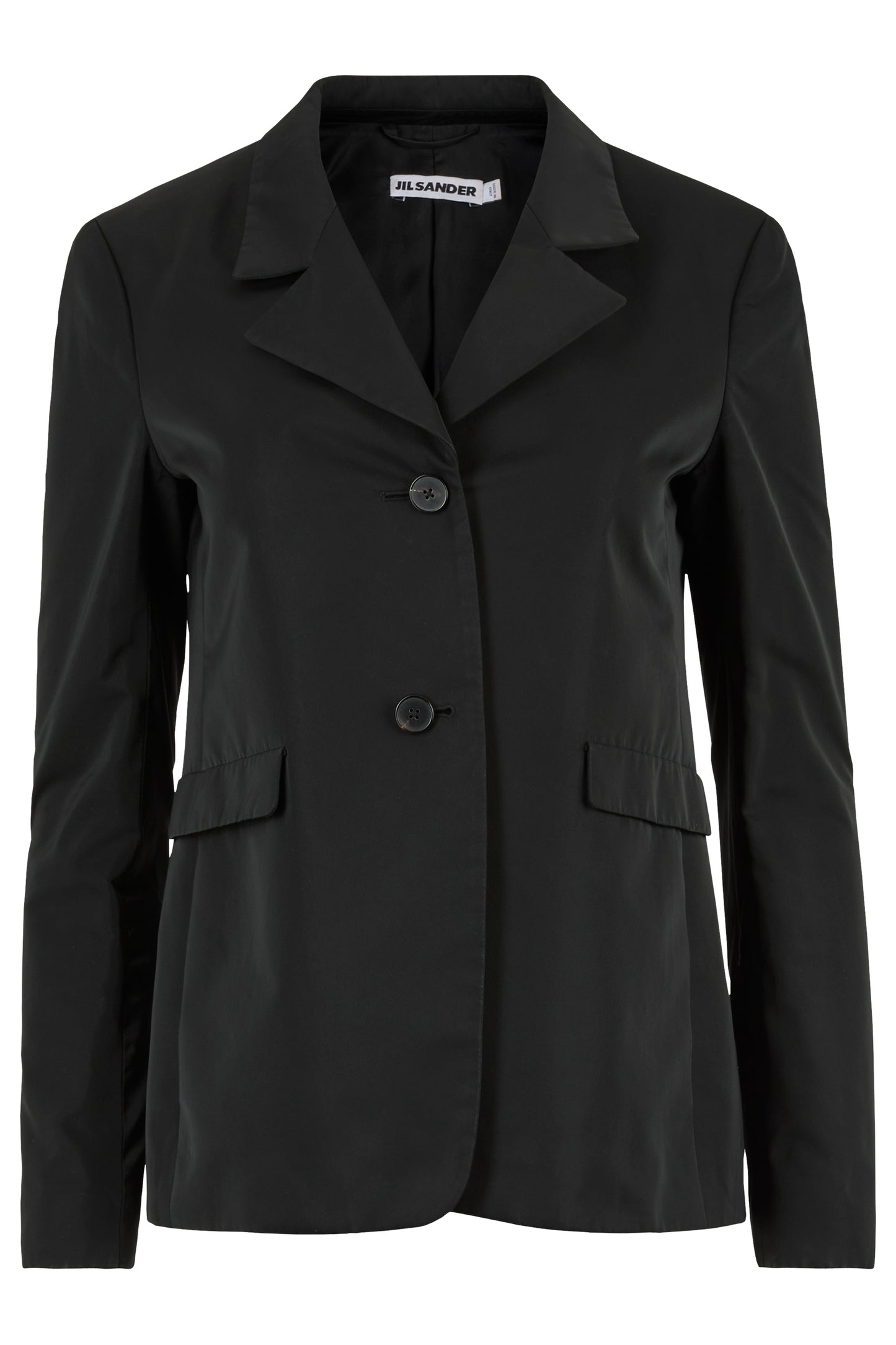 Jil Sander Black Satin Blazer
