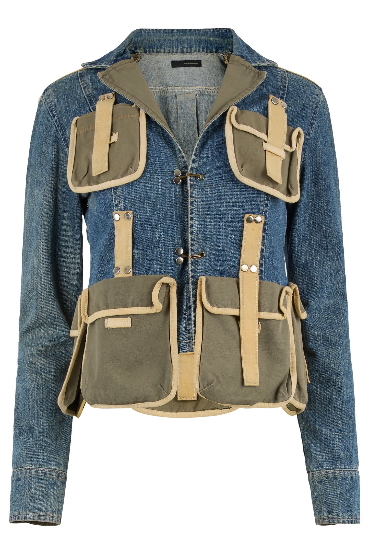 Vintage Dsquared Multi Pocket Cargo-Style Jacket