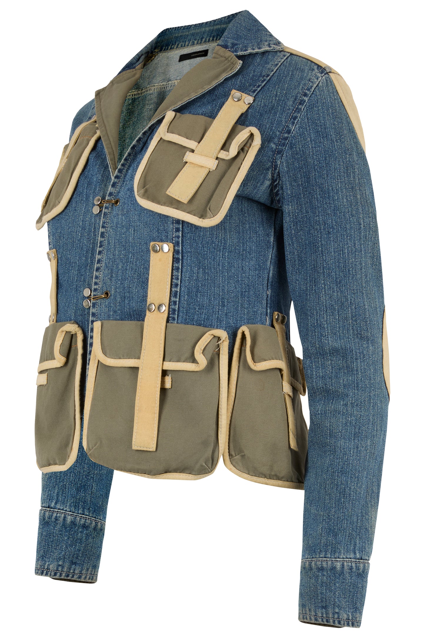 Vintage Dsquared Multi Pocket Cargo-Style Jacket
