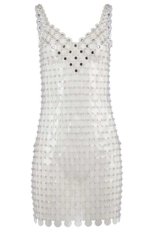 Vintage Paco Rabanne  S/S 2004 Translucent PVC Mini Dress