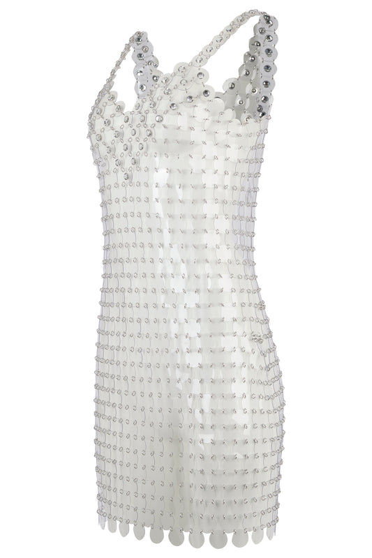 Vintage Paco Rabanne  S/S 2004 Translucent PVC Mini Dress