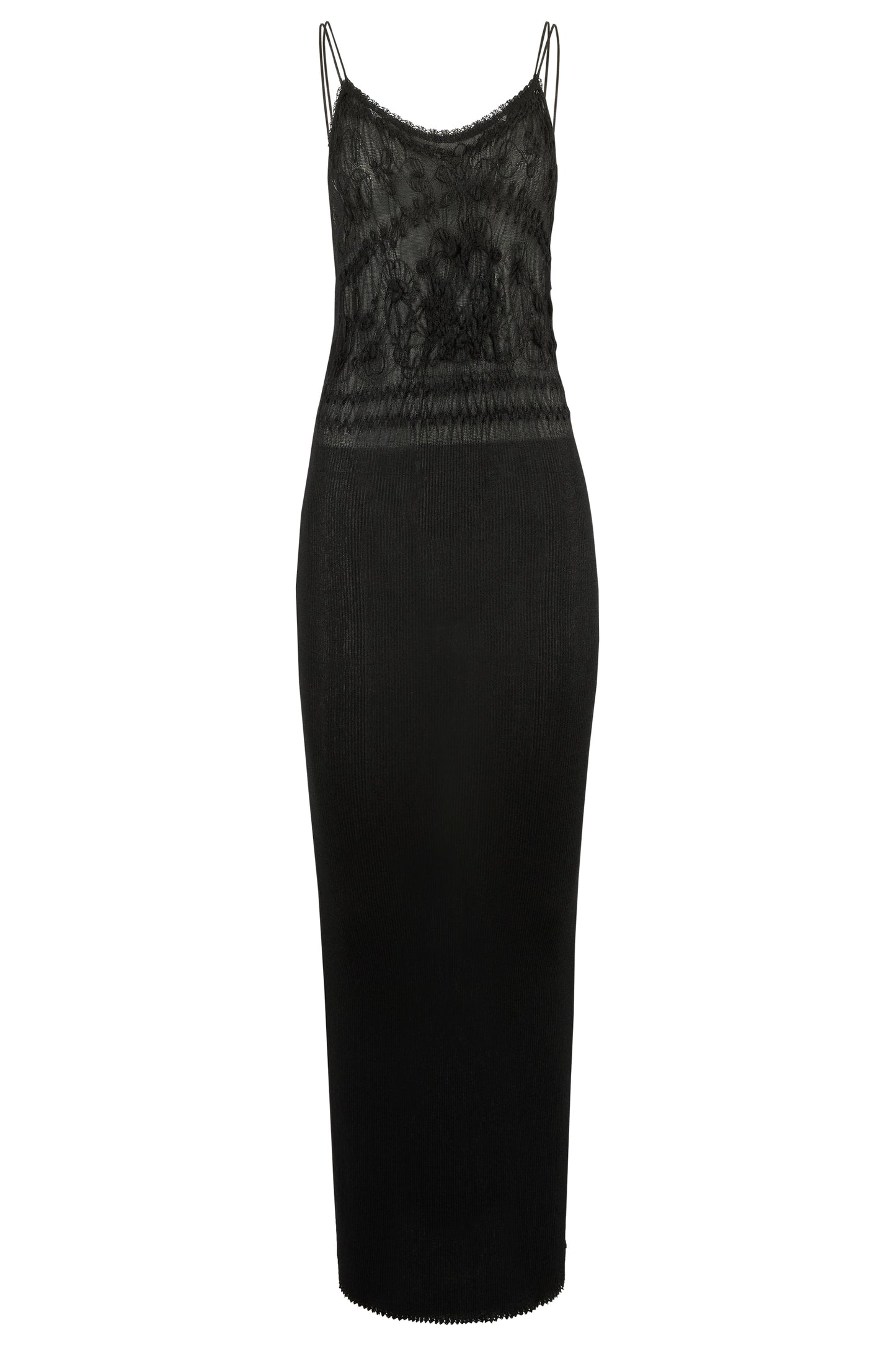 Vintage Christian Lacroix Knit Black Dress