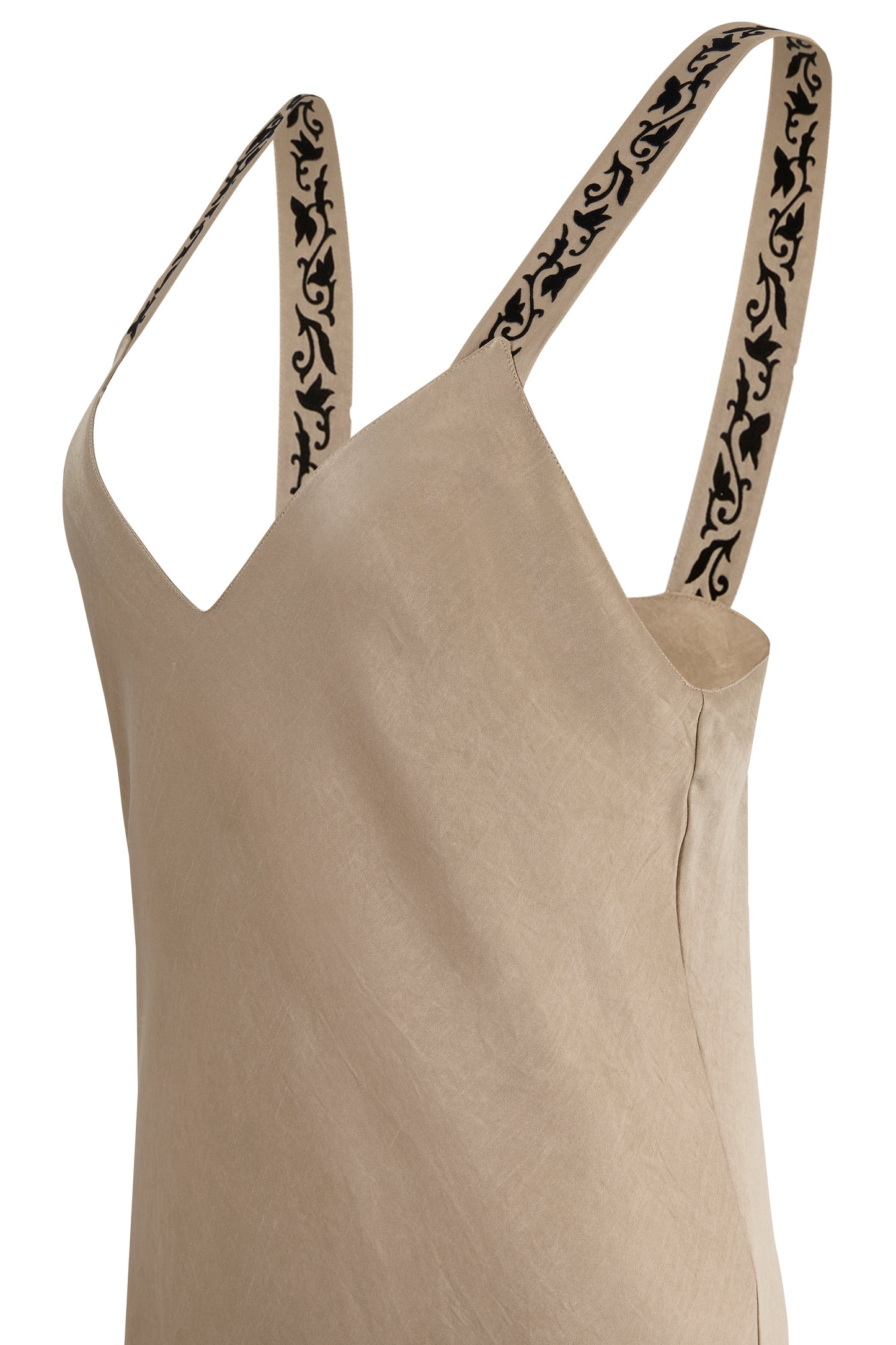 Blumarine Satin Champagne Slip Dress