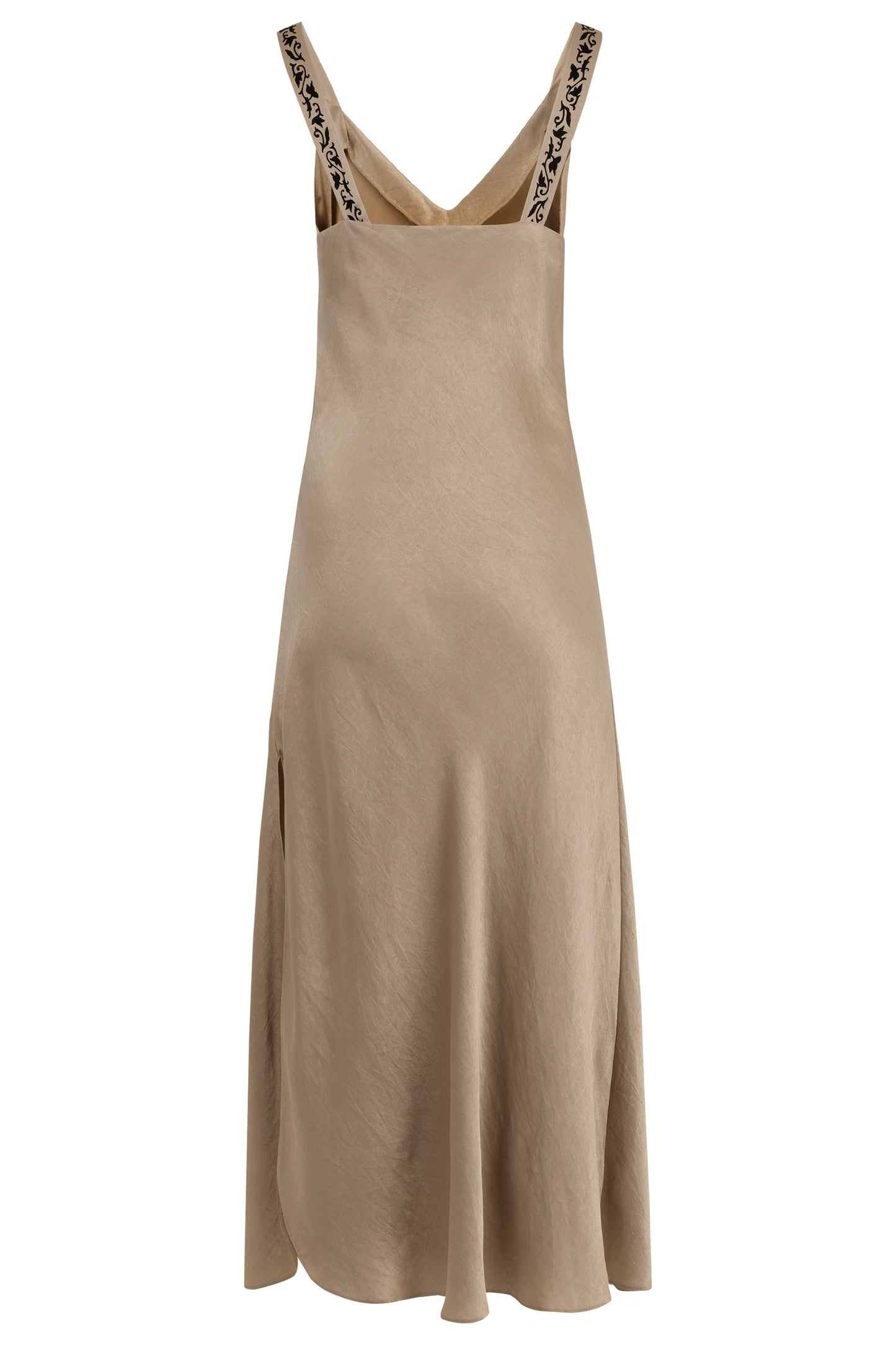 Blumarine Satin Champagne Slip Dress