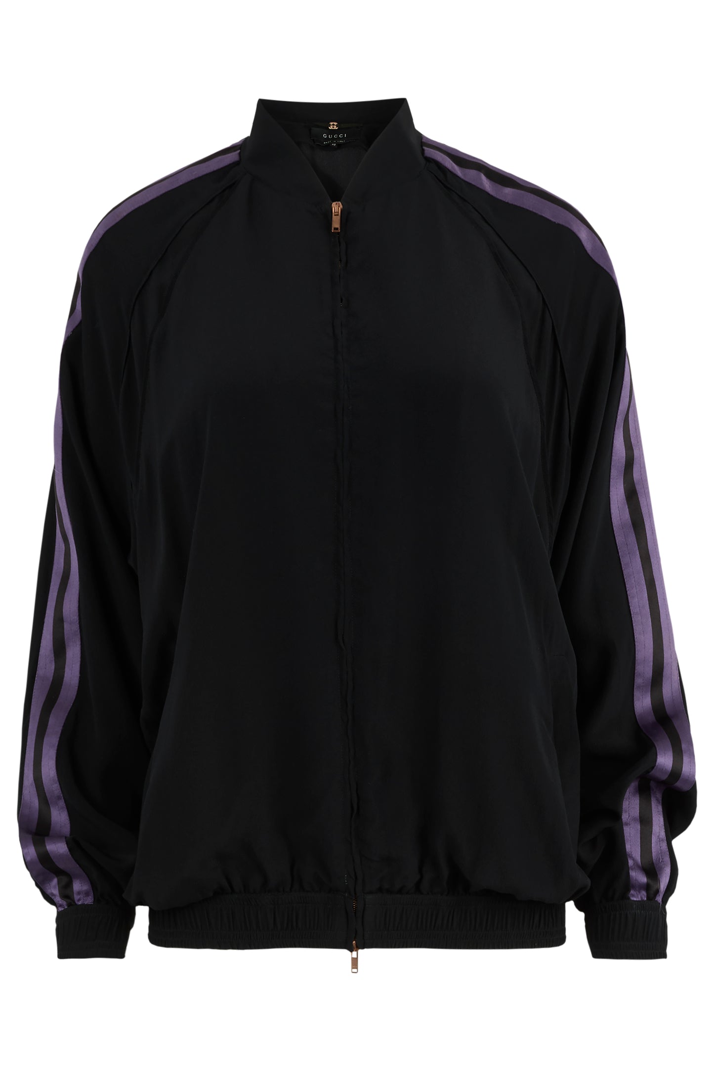 Vintage Gucci by Tom Ford 2004 Silk Purple Tracksuit Co ord Set