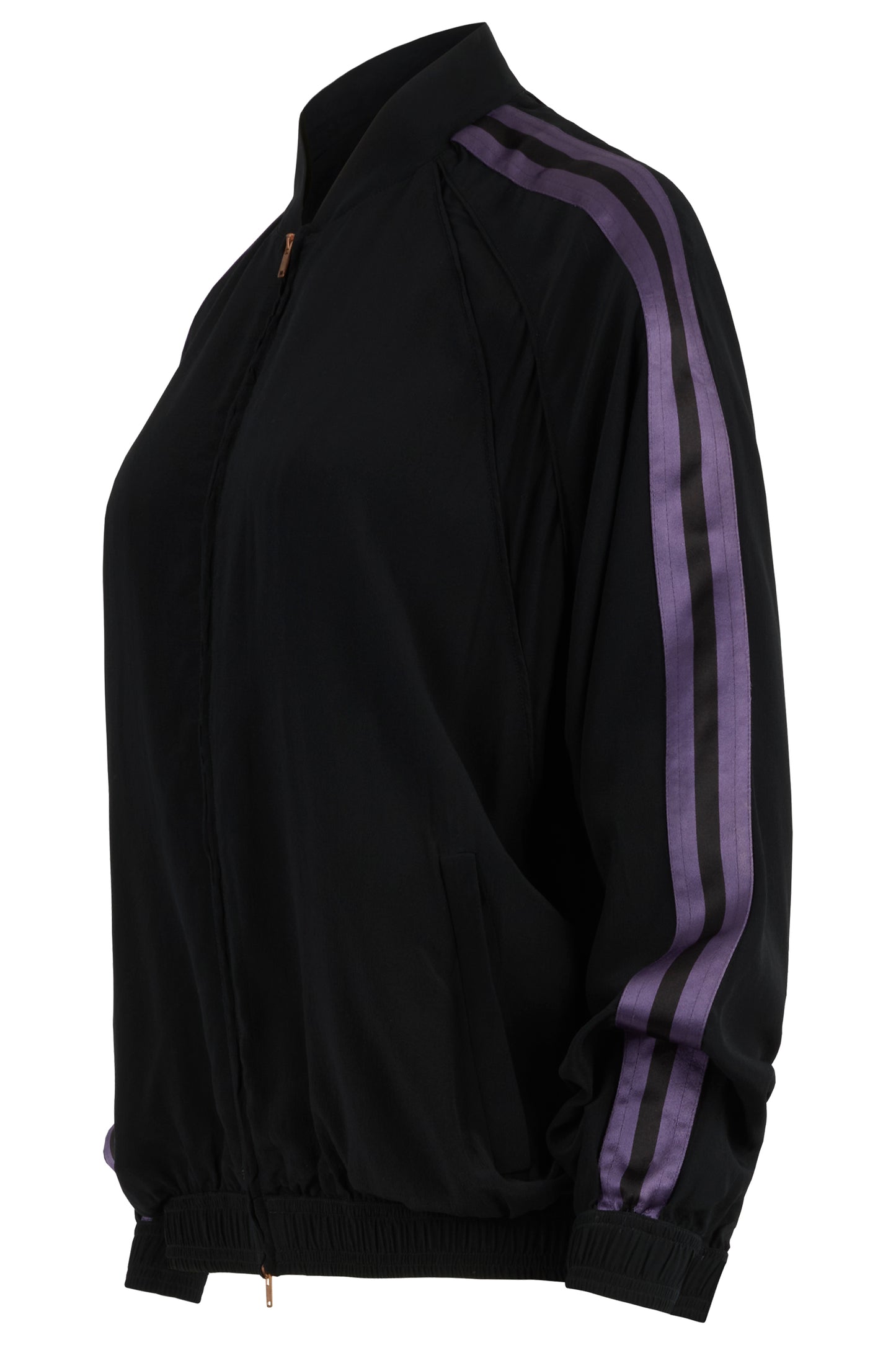 Vintage Gucci by Tom Ford 2004 Silk Purple Tracksuit Co ord Set