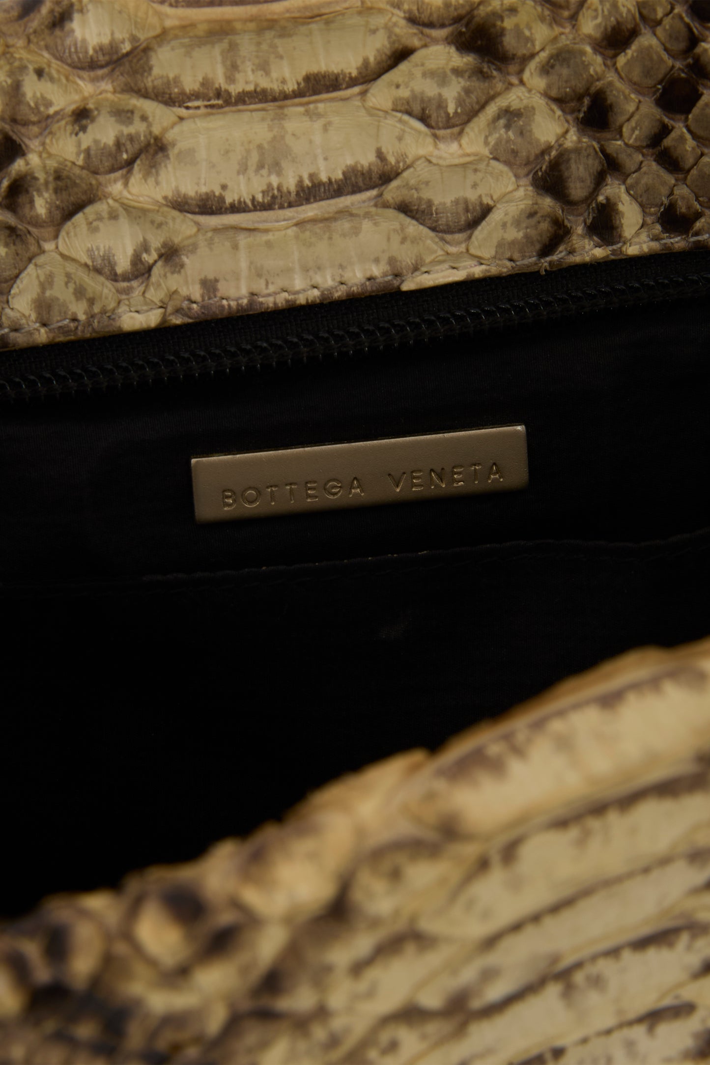 Vintage Bottega Veneta python Shoulder Bag