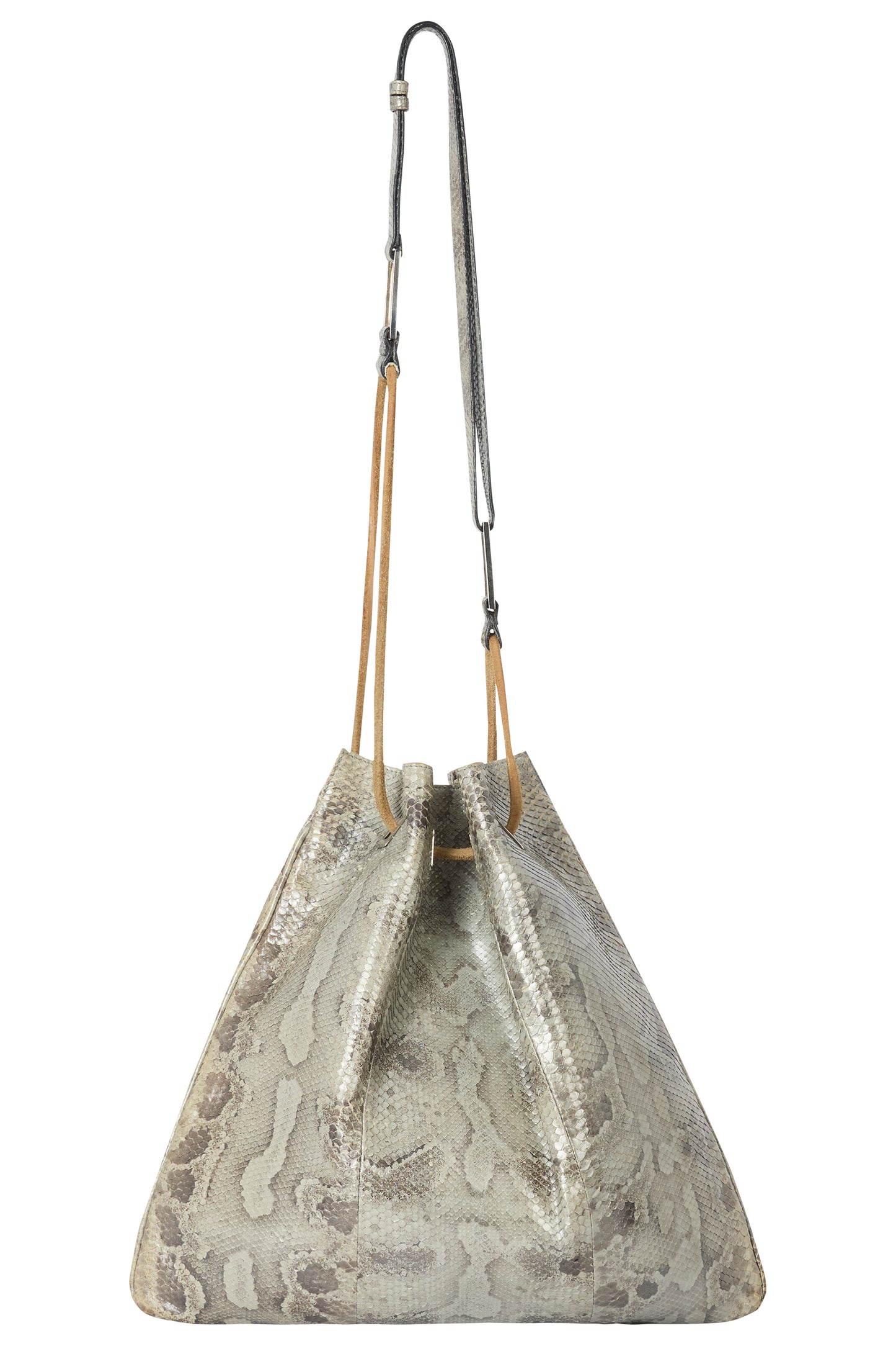 Vintage 1996 Gucci By Tom Ford Python Bucket Crossbody Bag