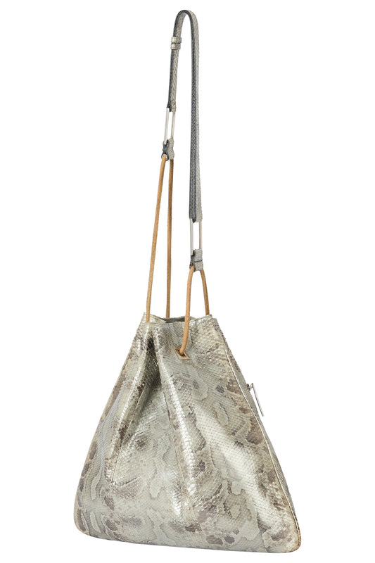 Vintage 1996 Gucci By Tom Ford Python Bucket Crossbody Bag