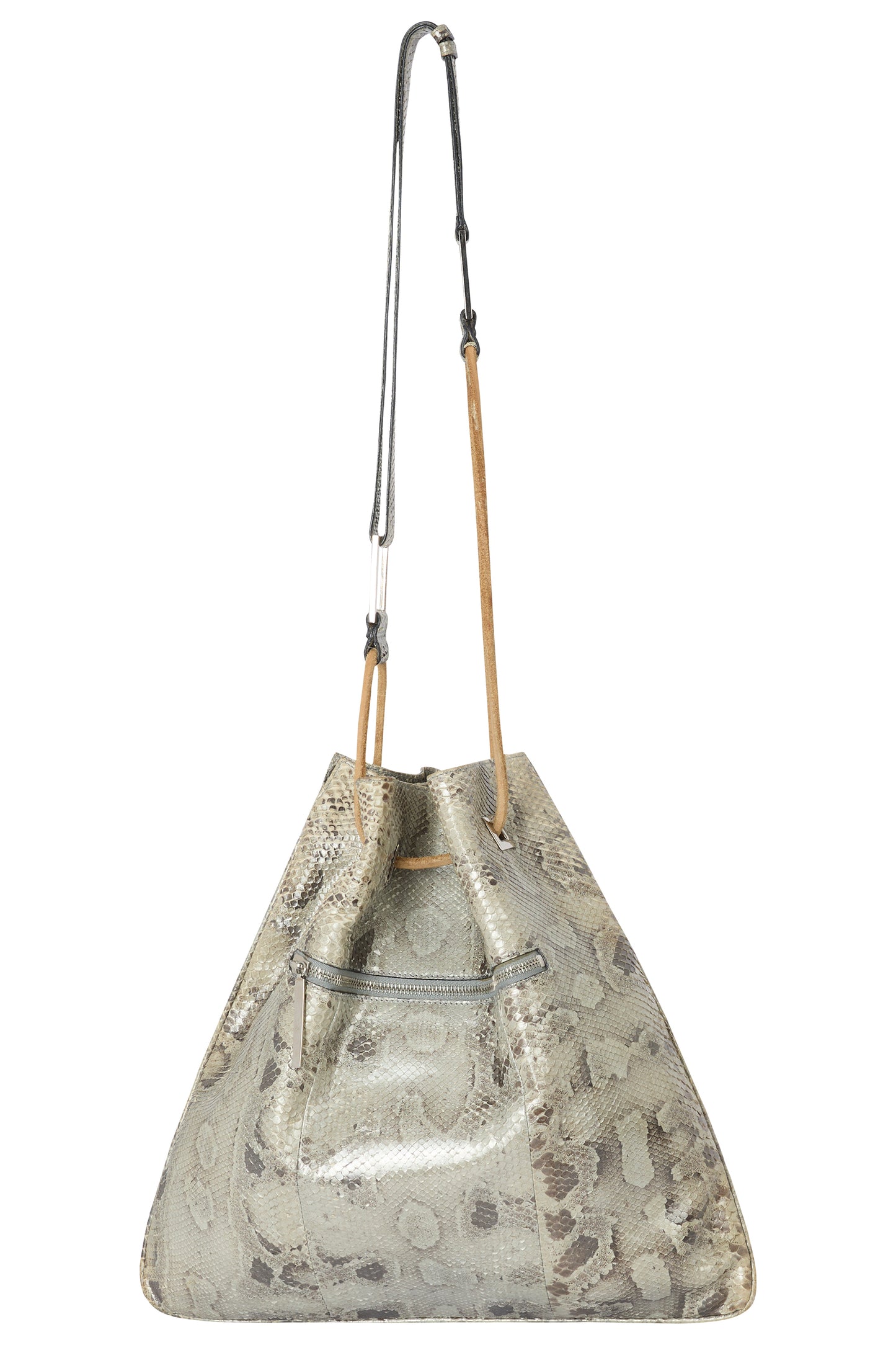 Vintage 1996 Gucci By Tom Ford Python Bucket Crossbody Bag