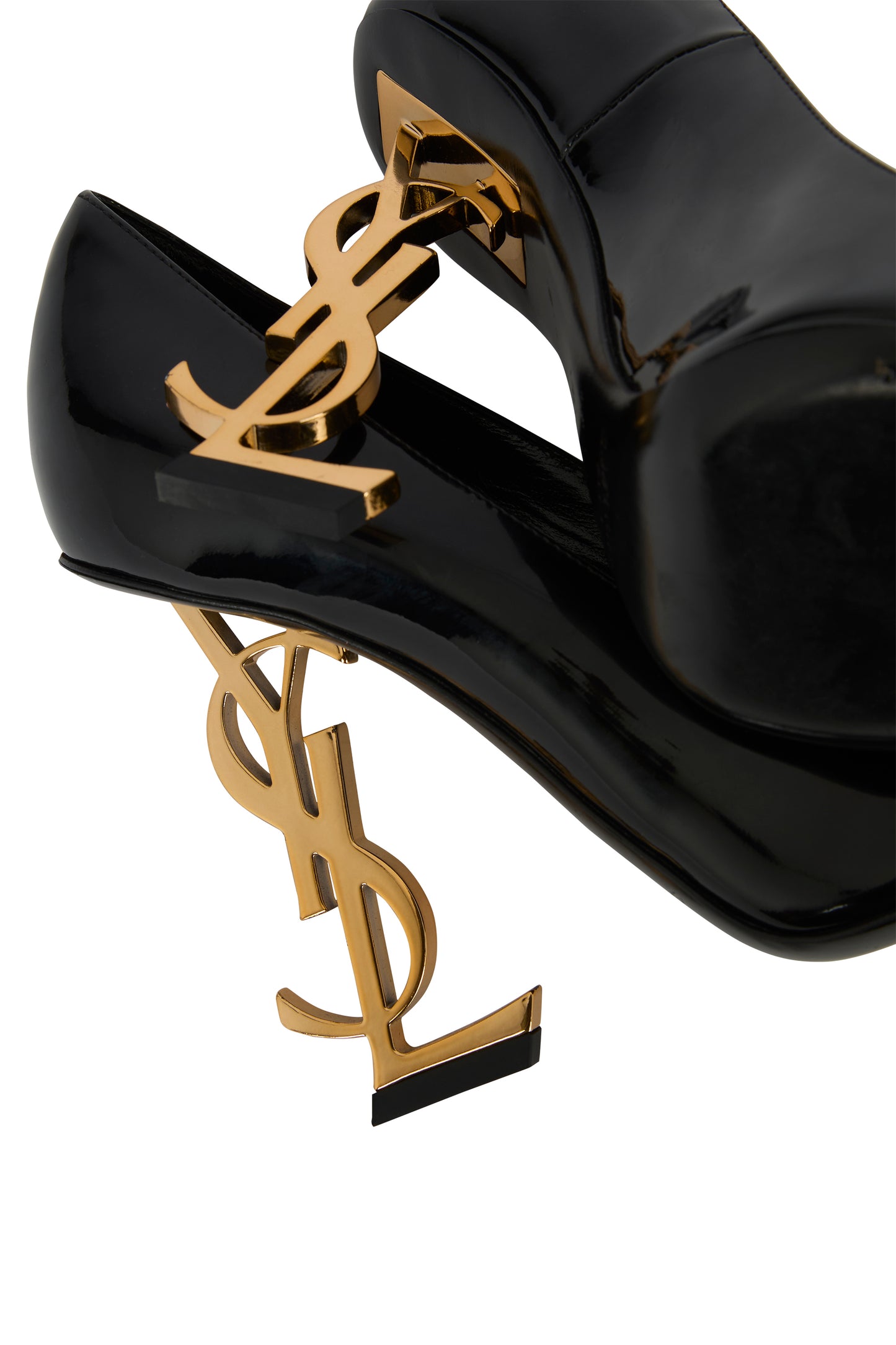 Saint Laurent 2017 Black Patent Opyum Heels