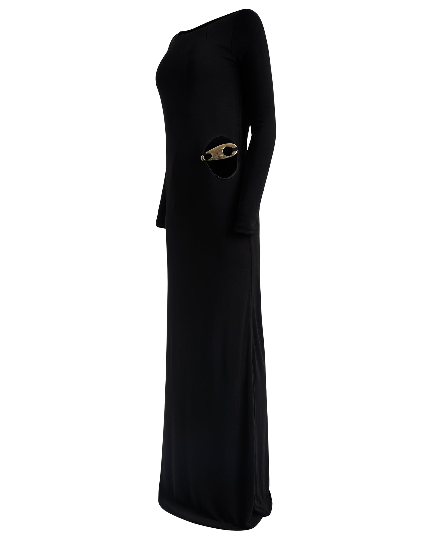 Rare Gucci By Tom Ford F/W 1996 Cut-Out Hardware Gown