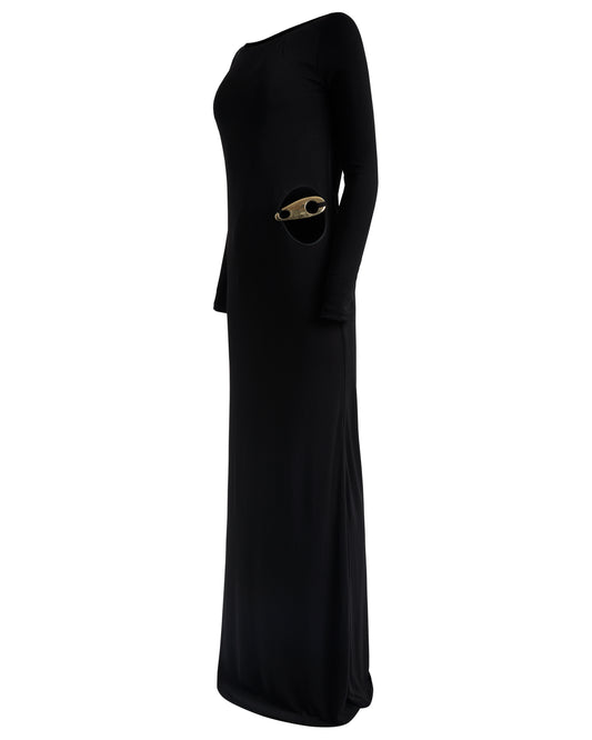 Rare Gucci By Tom Ford F/W 1996 Cut-Out Hardware Gown