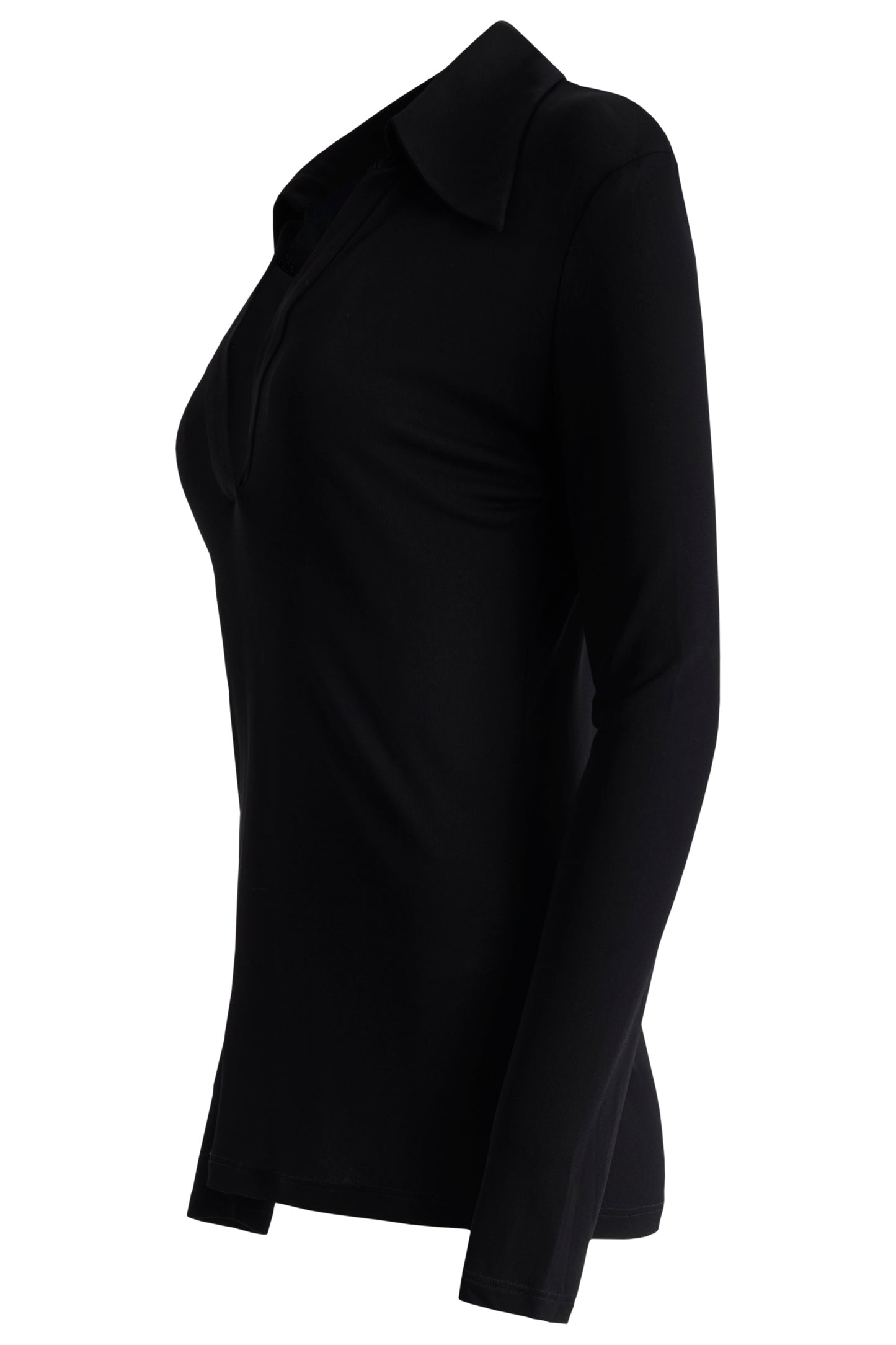 Vintage Gucci 1996 Long Sleeve Black V-Neck Shirt