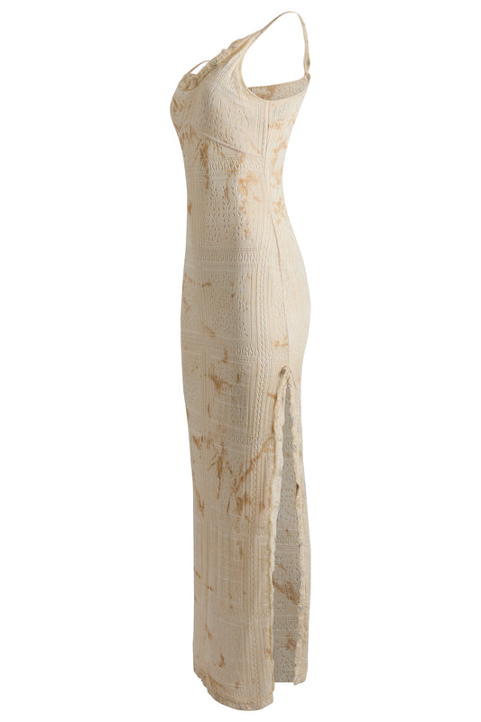 Vintage John Galliano F/W 2001 Look 44 Crochet Fur Knitted Gown
