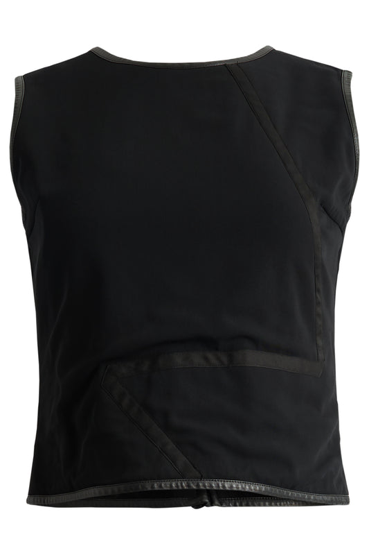Vintage Gucci By Tom Ford 1999 Structured Black Vest