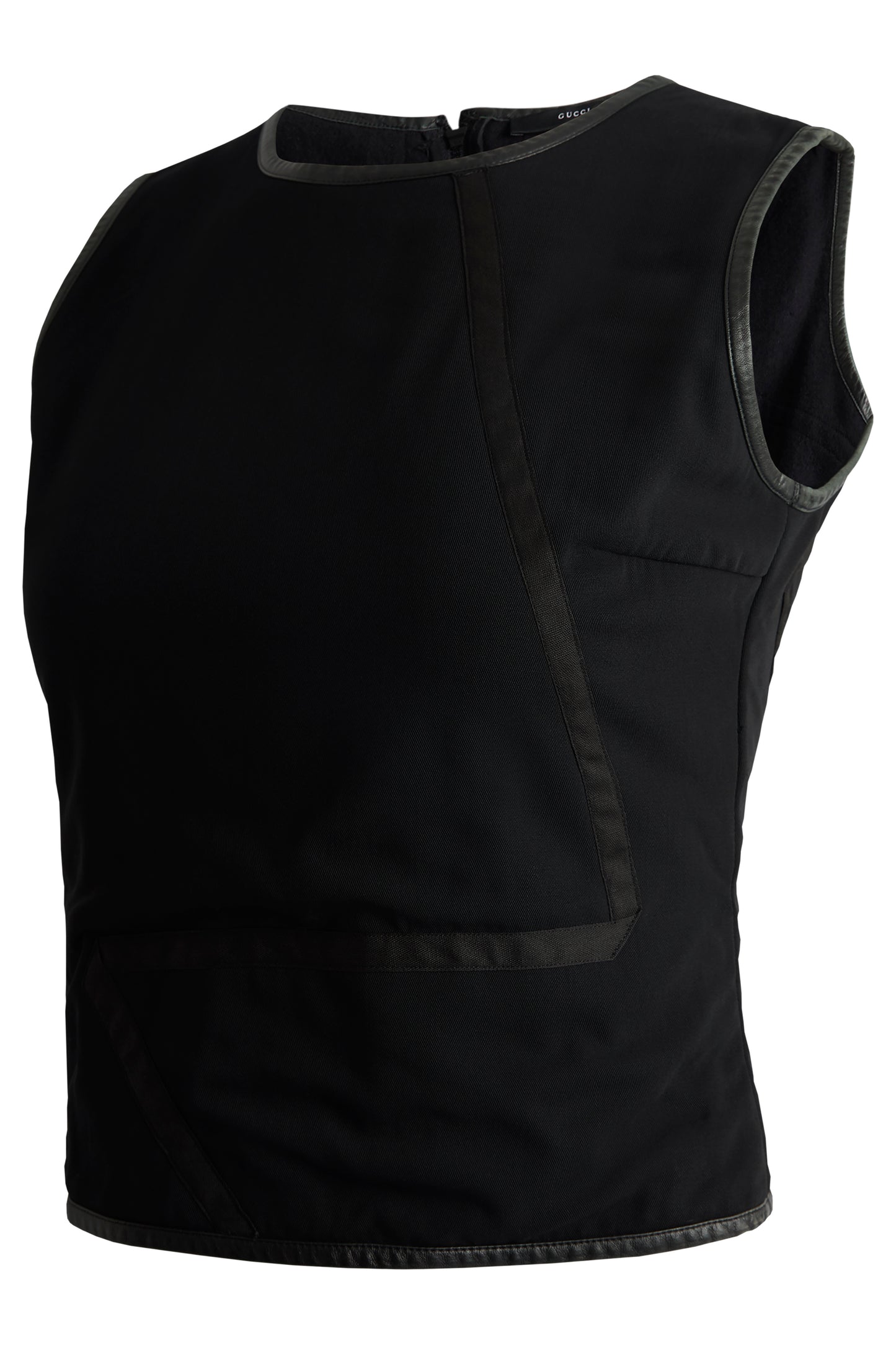 Vintage Gucci By Tom Ford 1999 Structured Black Vest