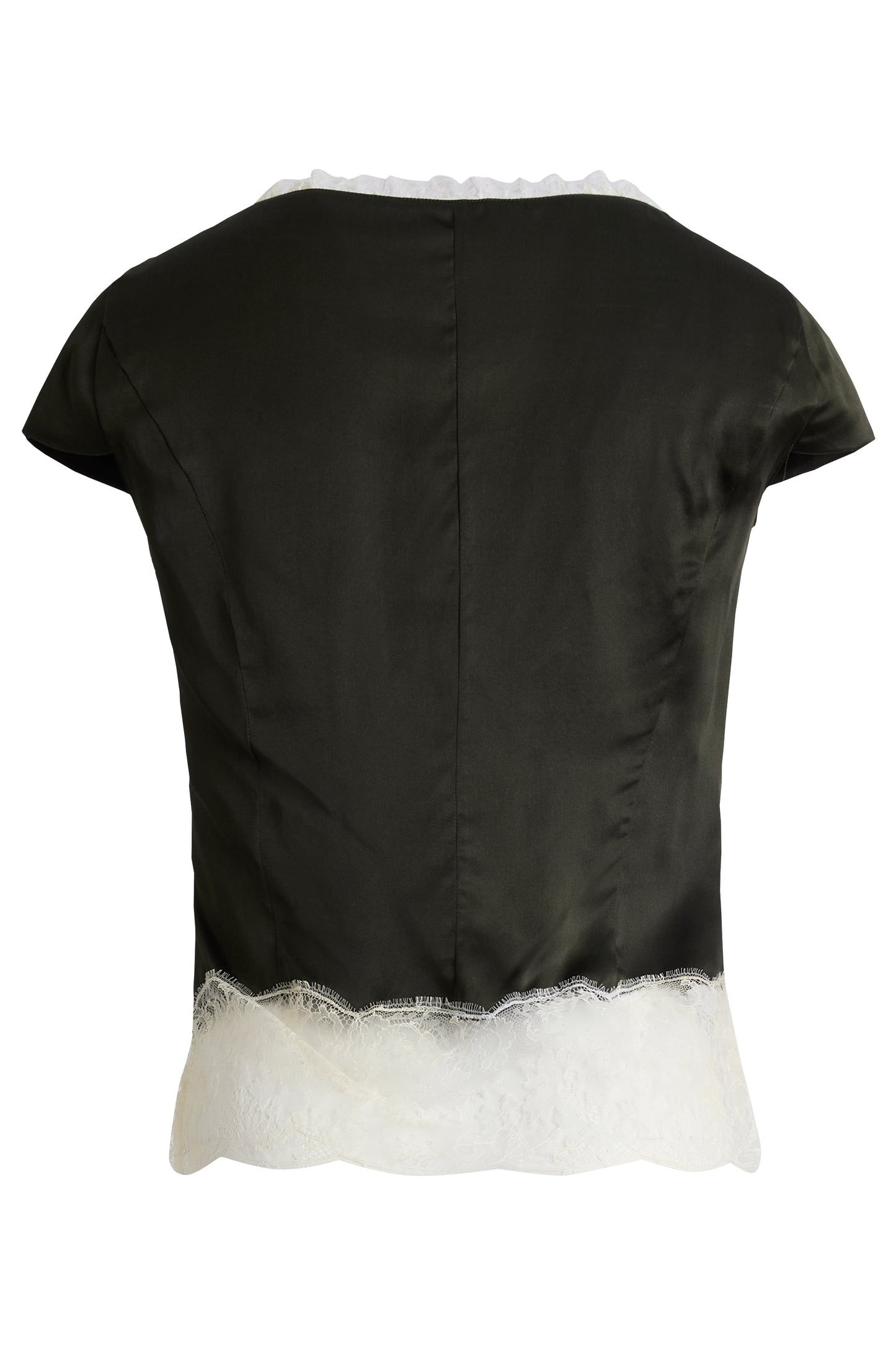 Valentino Lace Silk Bow Cami Top