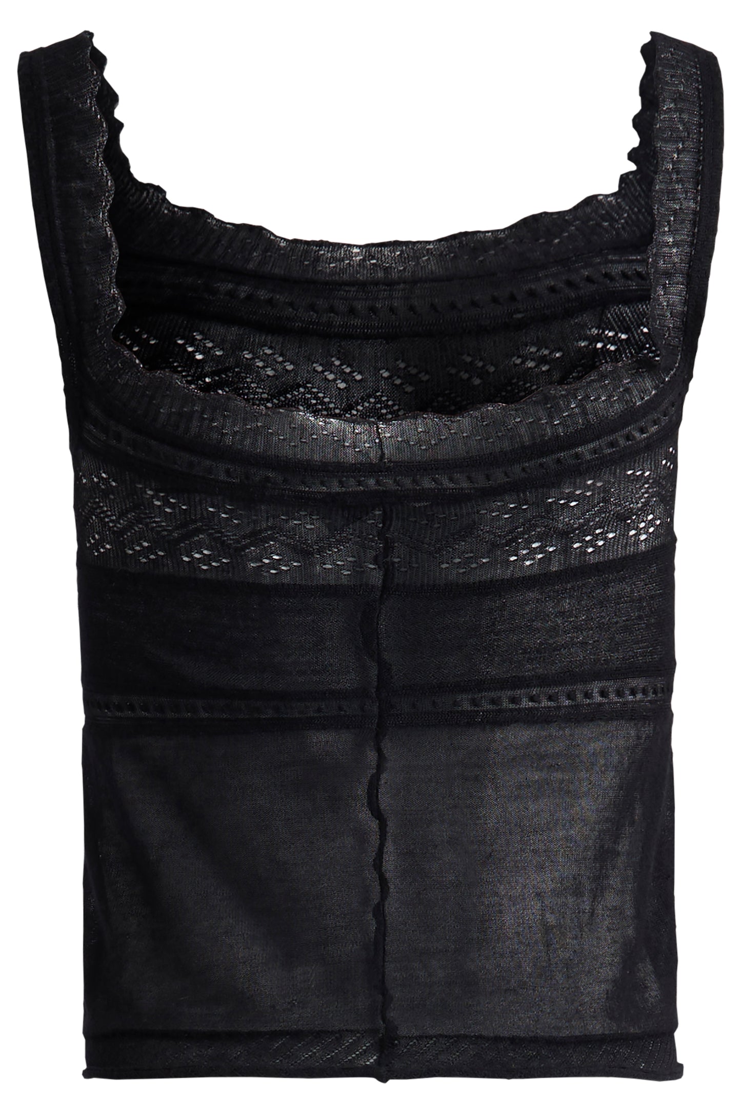 Vintage 2000's Yves Saint Laurent Black Cashmere Tank Top