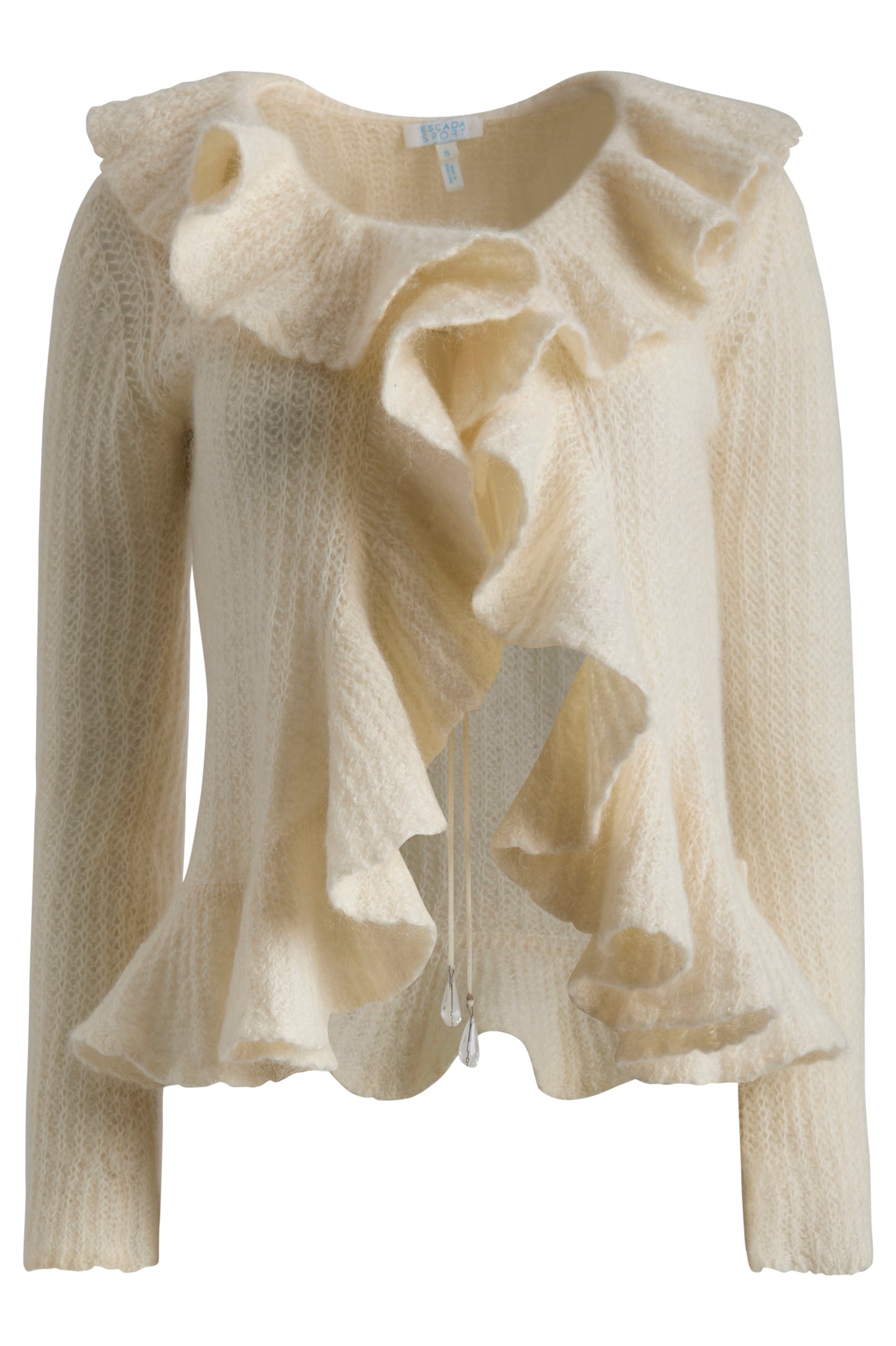 Vintage 1990's Escada Sport Ruffled Knit Cardigan – Nordic Poetry