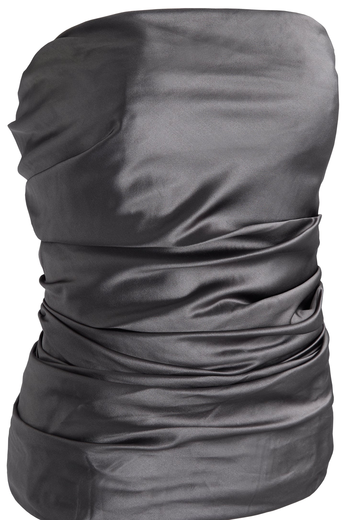 Vintage 1980's Ralph Lauren Grey Satin Corset Top