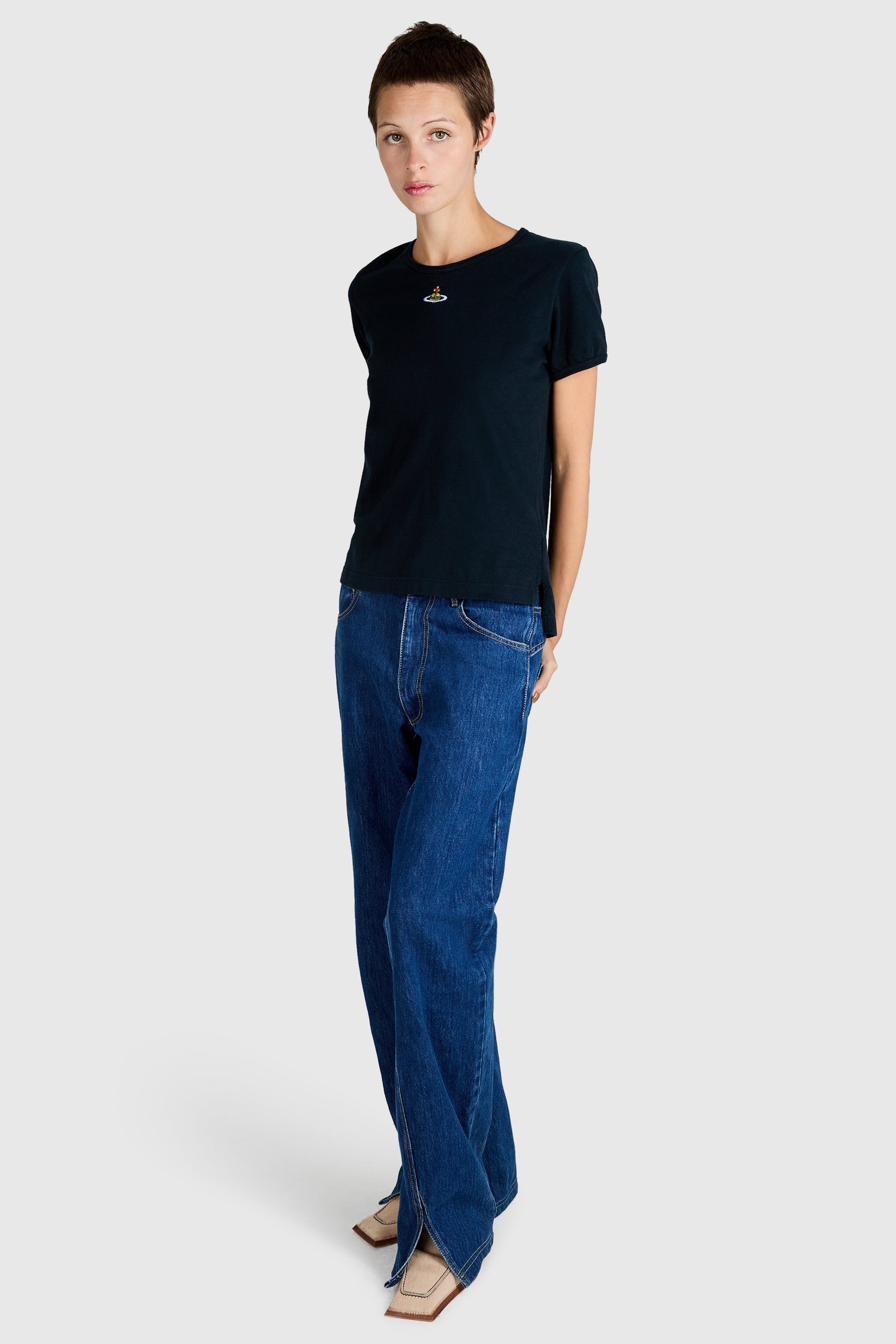 Vintage Vivienne Westwood Gold Label Navy Orb T-shirt