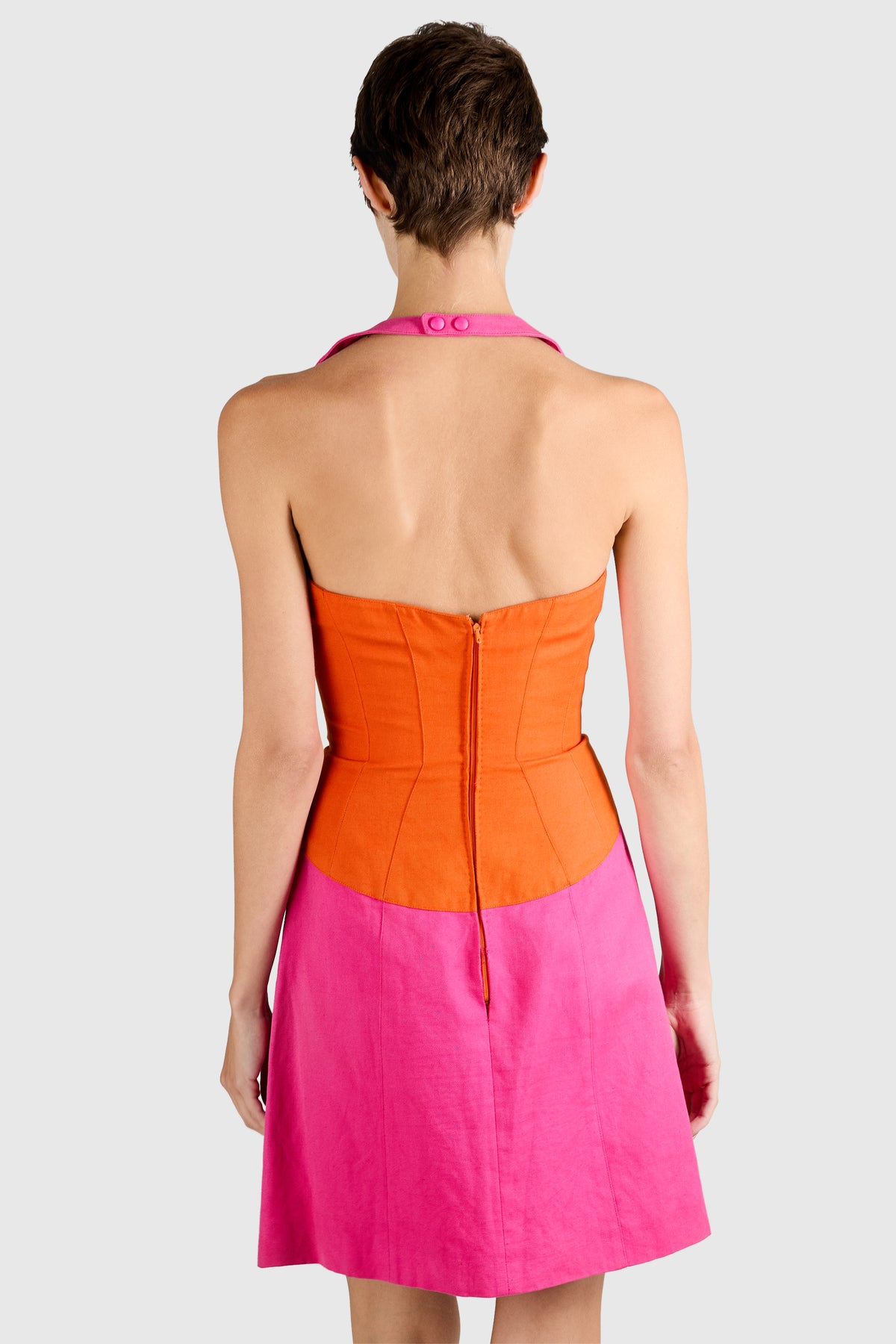 Vintage 2000's Thierry Mugler Colourblocked Mini Dress