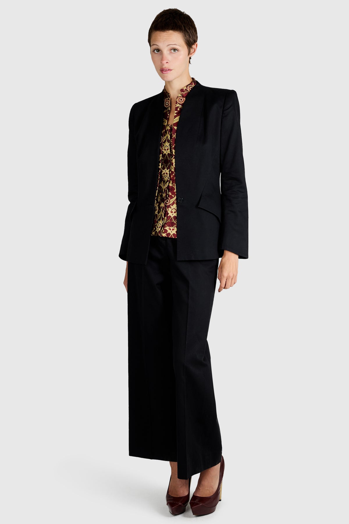 Vintage Alexander Mcqueen S/S 2000 Silk Print Ensemble