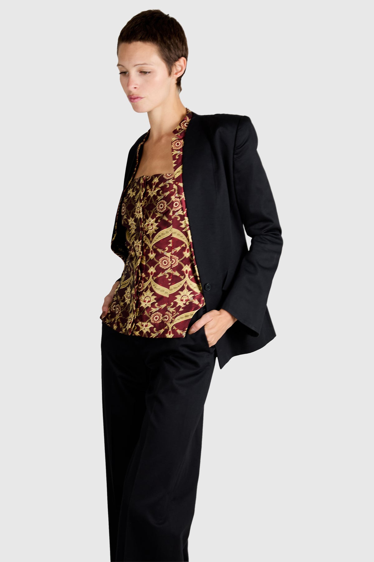 Vintage Alexander Mcqueen S/S 2000 Silk Print Ensemble