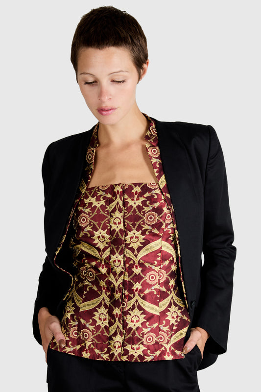 Vintage Alexander Mcqueen S/S 2000 Silk Print Ensemble