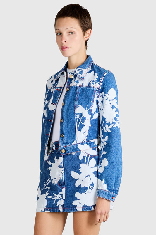 Vintage Vivienne Westwood S/S 1994 Floral Denim Set