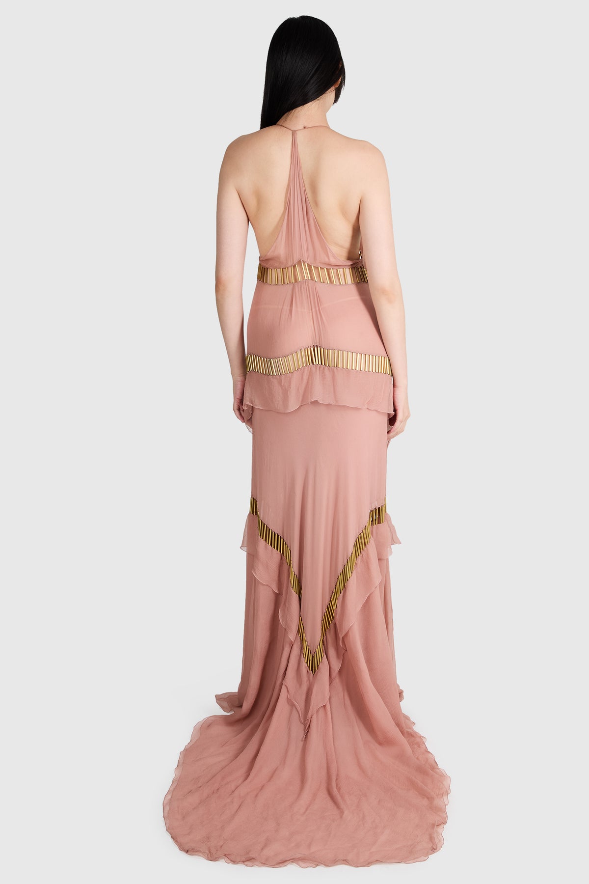 Alexandre Vauthier F/W 2015-2016 Pink Nude Gown