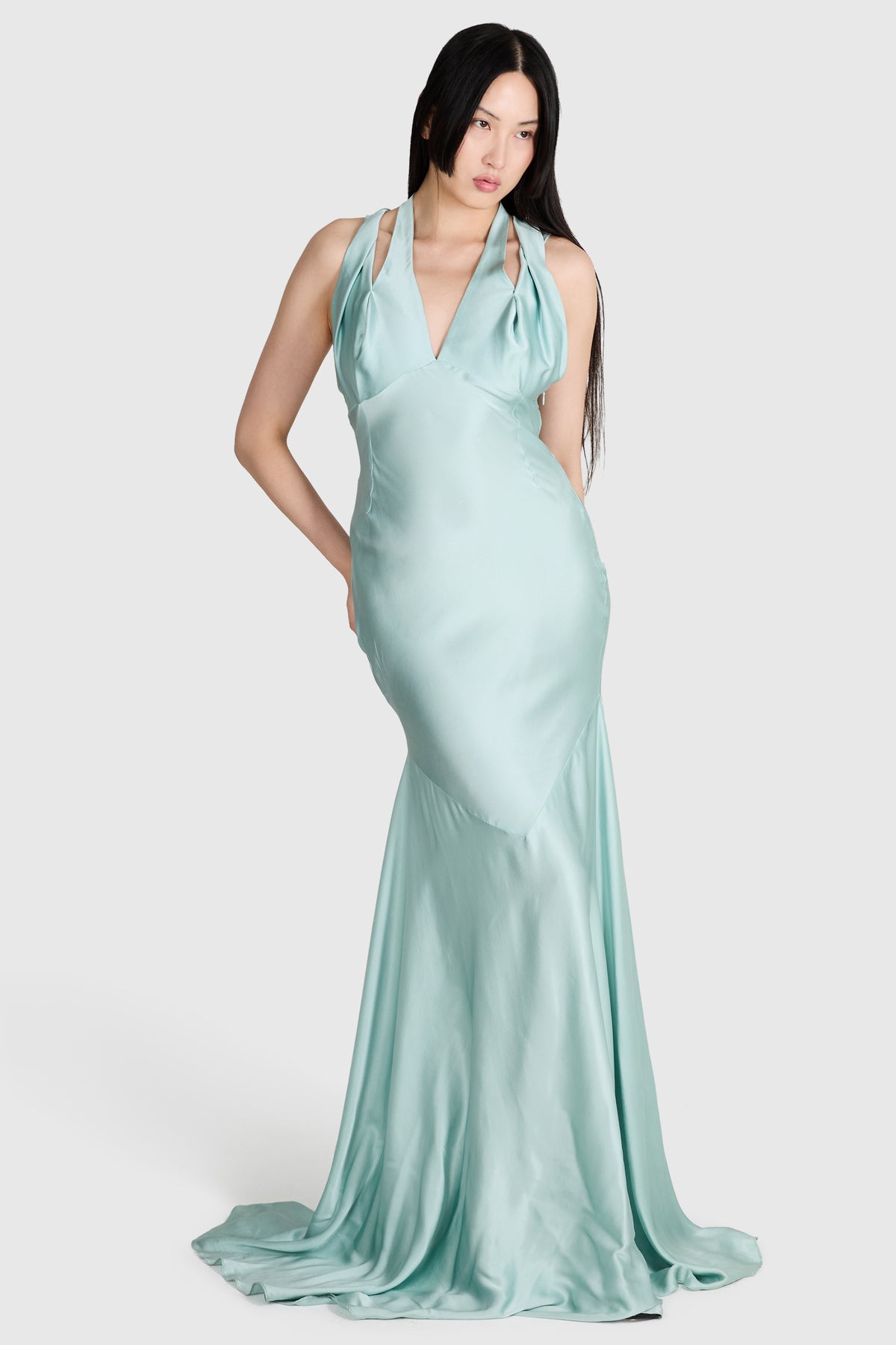 Vintage John Galliano Circa 2010 Mint Cut Out Gown