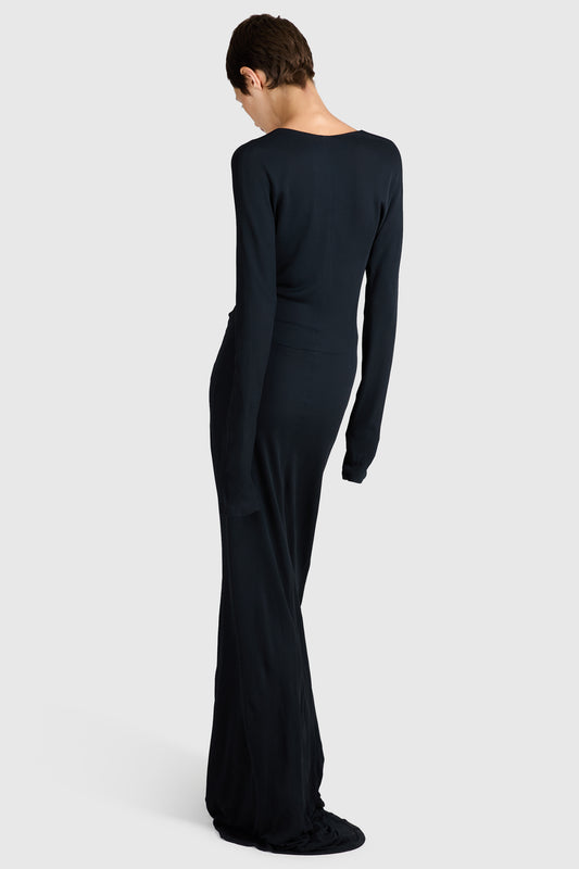 Vintage F/W 2002  Black Cut Out Gown