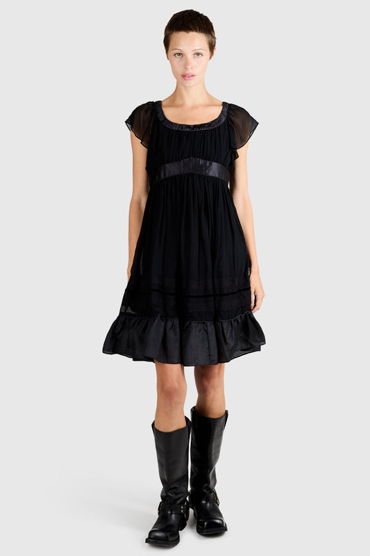 Vintage 2000's Chloé Black Babydoll Dress