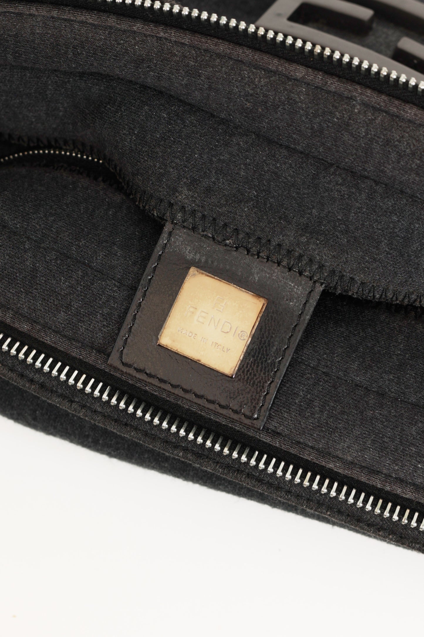 Vintage Wool Baguette Bag