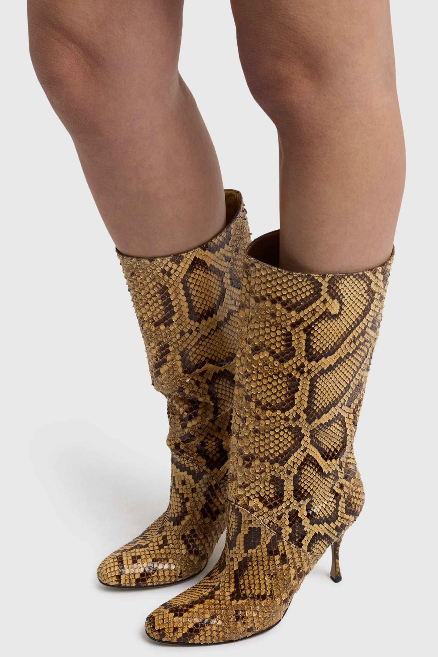 Vintage 2000's Dolce&Gabbana Python Boots