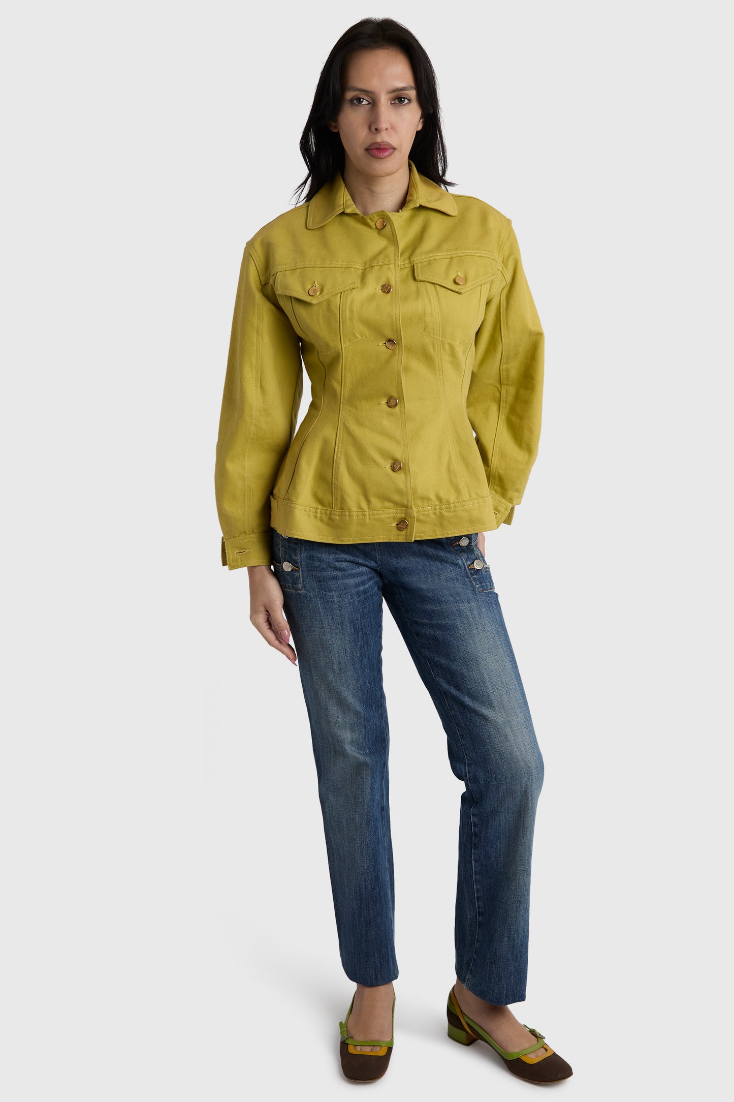 Vintage 2000's Prada Three Tones Ballet Pumps