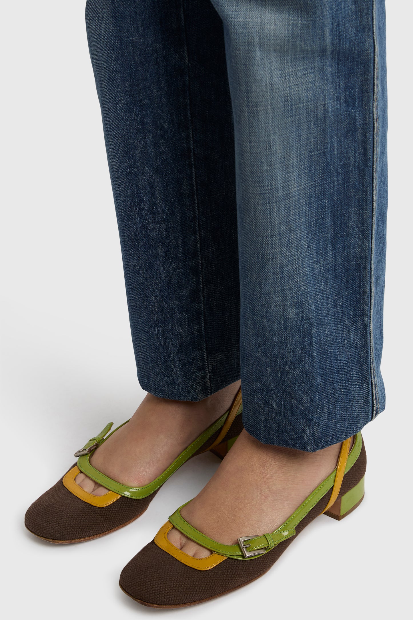 Vintage 2000's Prada Three Tones Ballet Pumps