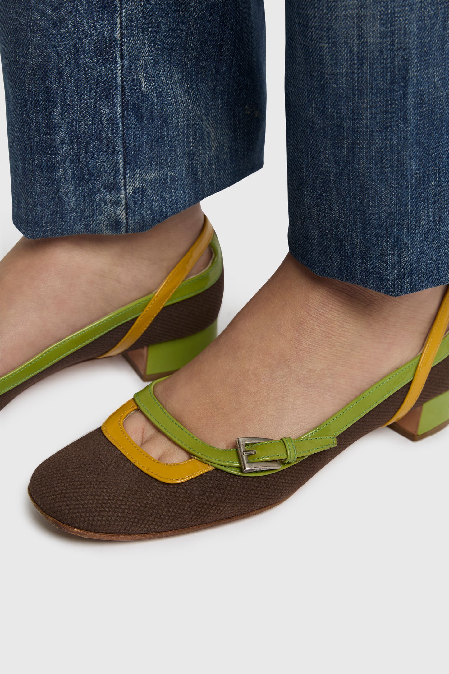 Vintage 2000's Prada Three Tones Ballet Pumps