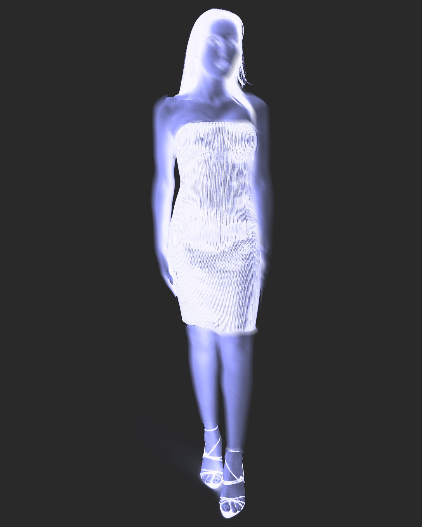 Rare Vintage Gucci S/S 2001 Leather Mesh Corset Dress