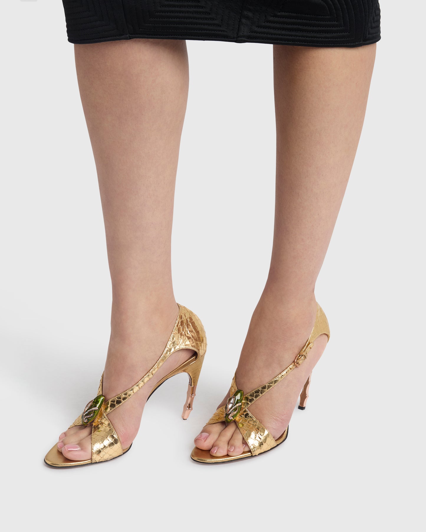 Rare Vintage Gucci By Tom Ford S/S 2004 Gold Heels