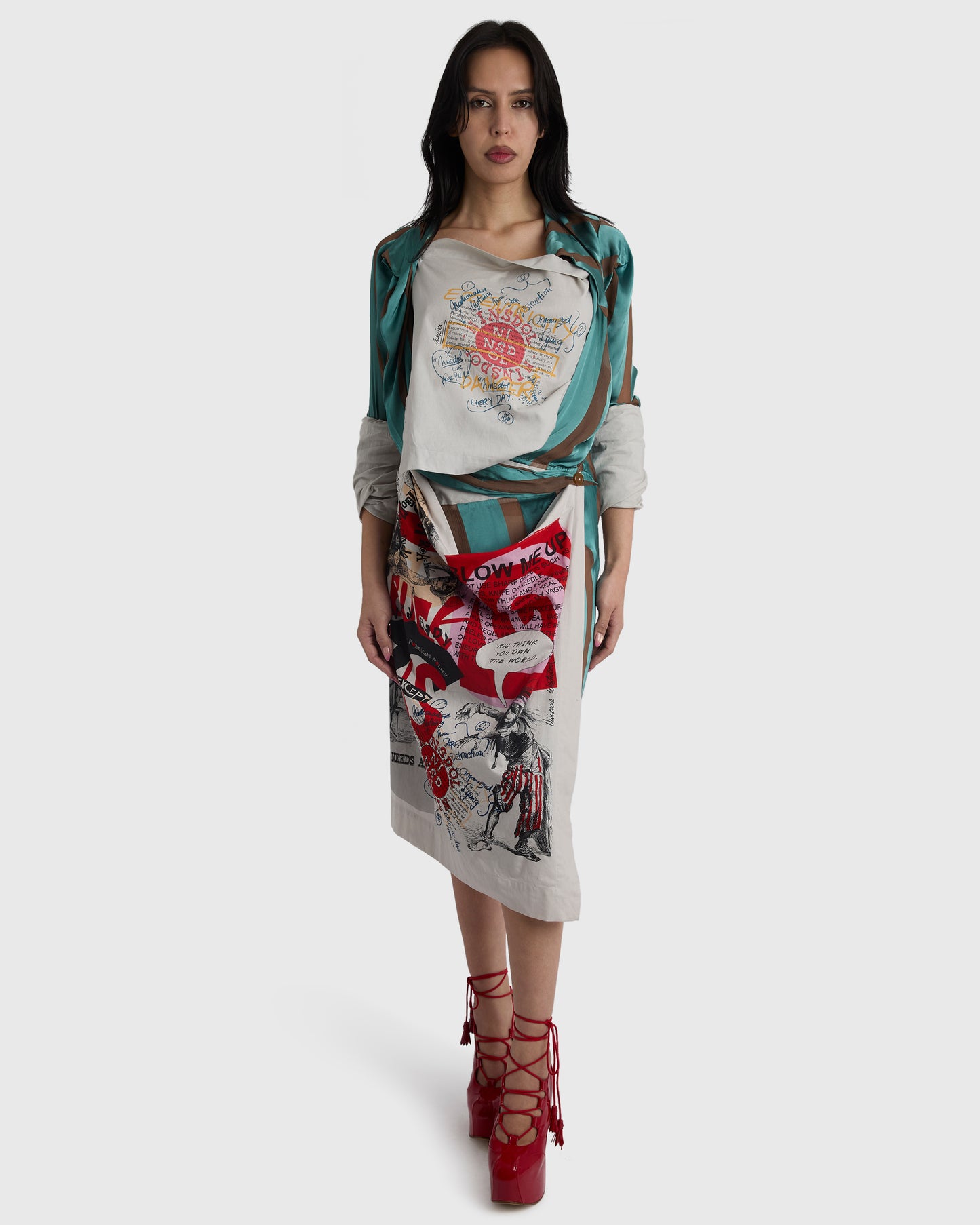 Rare Vivienne Westwood A/W 2005 06 Propaganda Dress